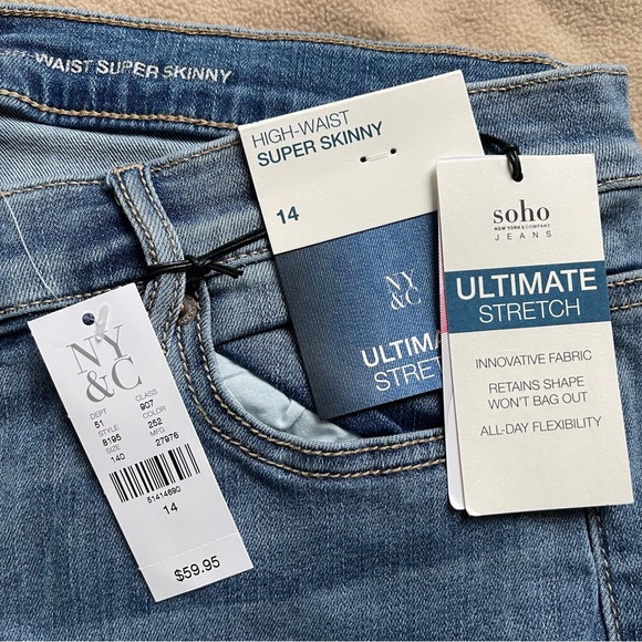 New York & Company Ultimate Stretch High Waist Jeans - Picture 2 of 2